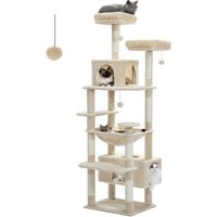 Pawz Road Großer Katzenbaum 184 cm beige von Pawz Road
