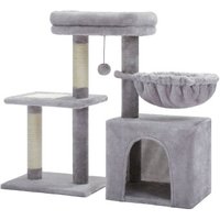 Pawz Road Kleiner Kratzbaum - 71,8 cm mit Hängematte von Pawz Road