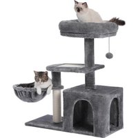 Pawz Road – Kratzbaum für Kitten – Hängematte & Höhle grau Pawz Road – Kratzbaum für Kitten – Hängematte & Höhle grau von Pawz Road