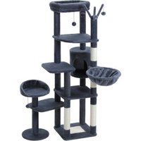 Pawz Road mehrstöckiger Kratzbaum 150cm dunkelgrau von Pawz Road
