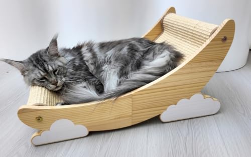 Pawzentic Katzenkratzer (weiße Wolken) von Pawzentic