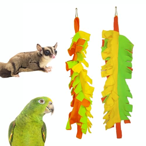 Hängendes Spielzeug für Haustiere, Baumwolle, geeignet für Vögel, Papageien, Zuckergleiter, Eichhörnchen, Ratten von Paxikaka