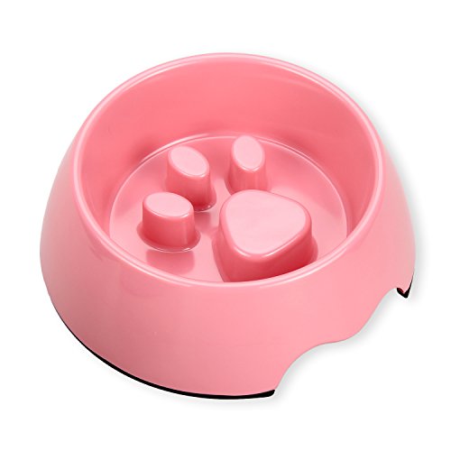 Payxuan Anti-schling Hundenapf Langsame Napf für kleiner Hund und Katze,Rosa Payxuan Anti-schling Hundenapf Langsame Napf für kleiner Hund und Katze,Rosa von Payxuan