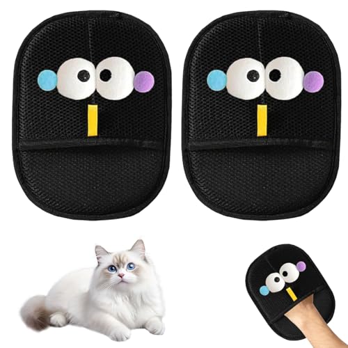 PceGan Tierhaarentferner Handschnuh, Katzenhaarentferner, 2 Stück Handschuh Tierhaarentfernung mit Cartoon Muster, Hundehaare Entfernen, Wiederverwendbar für Möbel, Kleidung und Teppiche PceGan Tierhaarentferner Handschnuh, Katzenhaarentferner, 2 Stück Handschuh Tierhaarentfernung mit Cartoon Muster, Hundehaare Entfernen, Wiederverwendbar für Möbel, Kleidung und Teppiche von PceGan