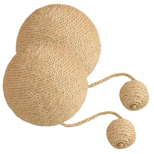 Pcingsia Katzenkratzball – Kaninchenkratzspielzeug, Sisal-Kratzball, lustiges Katzenkratzbrett, Sisal-Kratzball für Katzen, Kaninchen, Meerschweinchen Pcingsia Katzenkratzball – Kaninchenkratzspielzeug, Sisal-Kratzball, lustiges Katzenkratzbrett, Sisal-Kratzball für Katzen, Kaninchen, Meerschweinchen von Pcingsia