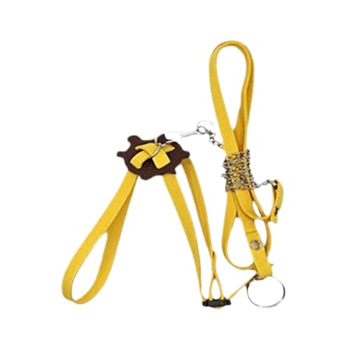 Pcingsia Turtle Walk Leashes – Verstellbares Geschirr für den Außenbereich, Kontrollseil, weicher Brustkragen, mehrfarbig, für Gecko und Schildkröte von Pcingsia