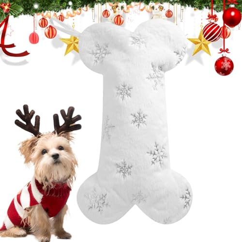 Pcingsia Weihnachten Hundestrümpfe, Knochenform Weihnachtsstrumpf Kamin Behang Strümpfe Tasche, Weihnachtssocke Dekoration Süßigkeiten Haltesack Strumpfdekorationen für Hunde Katzen Pcingsia Weihnachten Hundestrümpfe, Knochenform Weihnachtsstrumpf Kamin Behang Strümpfe Tasche, Weihnachtssocke Dekoration Süßigkeiten Haltesack Strumpfdekorationen für Hunde Katzen von Pcingsia