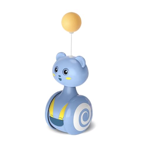 Pcivzxam Blaue Katzen – Schaukelspielzeug, Kätzchen, interaktives Balance-Auto, Katzen, Jagdspielzeug, Haustierprodukt, Ballon, hohe Gualität, einfach zu bedienen von Pcivzxam