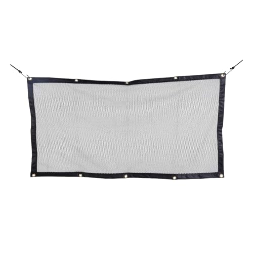 Pcone Kon Hundenetz Auto, Sicherheitsbarriere Für Haustiere, Hundenetz Auto Kofferraum Mit Verstellbaren Haken, Hundegitter Auto 110 X 60 cm, Ideal Für Reisen Und Familienautos von Pcone Kon