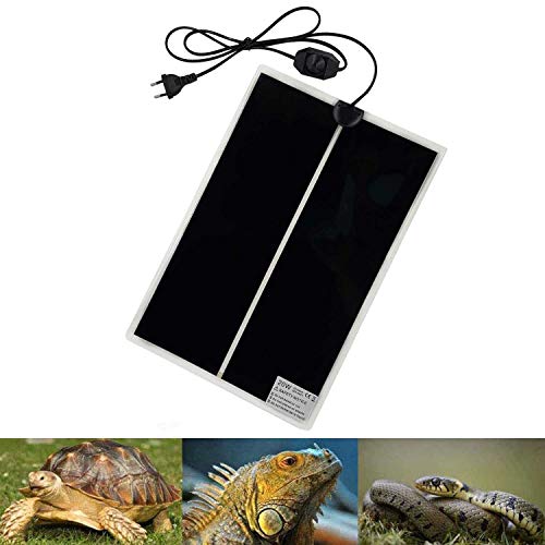 PeSandy Reptil Heizmatten, 42x28CM Nicht-klebendes Terrarium Heizkissen für Reptilien Schildkröten Schlangen Eidechse Gecko Einsiedlerkrebs Amphibien - Abnehmbares Unter Tank Reptil Heizmatte PeSandy Reptil Heizmatten, 42x28CM Nicht-klebendes Terrarium Heizkissen für Reptilien Schildkröten Schlangen Eidechse Gecko Einsiedlerkrebs Amphibien - Abnehmbares Unter Tank Reptil Heizmatte von PeSandy