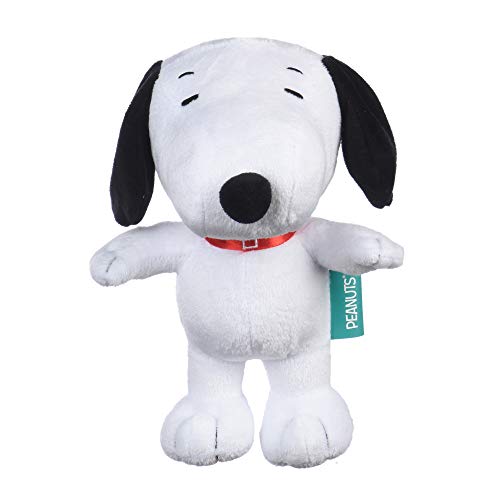 Peanuts Snoopy Classic Plush Big Head Squeaker Dog Toy | 9 Inch White Fabric Plush Dog Toy for All Dogs, Official Product of Peanuts | Squeaky Medium Snoopy Plush Toys for Dogs von Peanuts for Pets