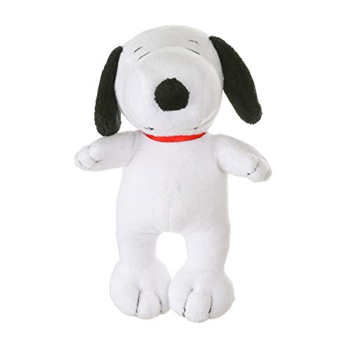 Peanuts Snoopy Figure Classic Plush Squeaker Dog Toy, 6 Inch Small | White Plush Dog Toy for All Dogs, Officially Licensed Peanuts Product | Small Plush Fabric Squeaky Dog Toy von Peanuts for Pets