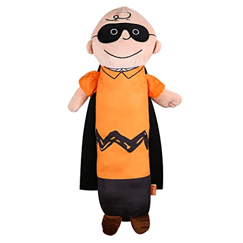 Peanuts for Pets A Charlie Brown Halloween Bobo Body Plüschfigur Hundespielzeug mit Quietscher | Charlie Brown Plüsch-Hundespielzeug, Halloween-Hundespielzeug | Quietschendes Hundespielzeug – von Peanuts for Pets