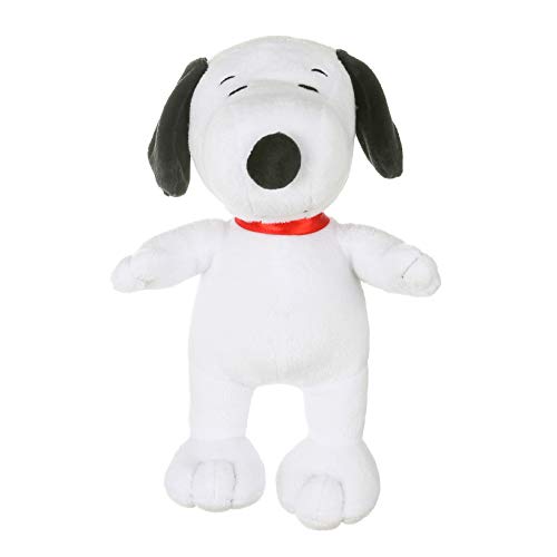 Peanuts for Pets Snoopy Figur Classic Plush Squeaker Hundespielzeug, 22,9 cm Medium White Plush Dog Toy for All Dogs, Official Licensed Peanuts Product Small Plush Fabric Squeaky Dog Toy (FF13321) von Peanuts for Pets