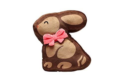 Pearhead Easter Chocolate Bunny Dog Toy, Plush Squeaker Pet Toy, Interactive Dog Toy, Soft Plush Dog Toy for Pet Owners von Pearhead