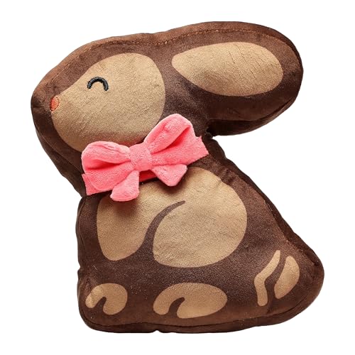 Pearhead Easter Chocolate Bunny Dog Toy, Plush Squeaker Pet Toy, Interactive Dog Toy, Soft Plush Dog Toy for Pet Owners von Pearhead