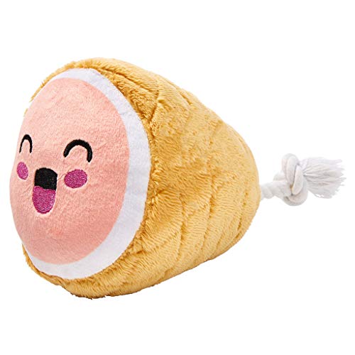 Pearhead Pet M.C. Hammy Dog Toy, Christmas Dog Toys, Holiday Pet Gift, Must Have Dog Toy for The Holidays, Dog Chew Toy von Pearhead