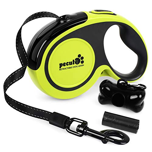 pecute Hunde Rollleine Große Hunde 5m, Einziehbar Hundeleine mit Leuchtenden Reflektierenden Maschen, Ergonomischem rutschfest-Griff, Kostenlose Müllbox und Müllsack, Max. Belastet 110 Pfund pecute Hunde Rollleine Große Hunde 5m, Einziehbar Hundeleine mit Leuchtenden Reflektierenden Maschen, Ergonomischem rutschfest-Griff, Kostenlose Müllbox und Müllsack, Max. Belastet 110 Pfund von pecute