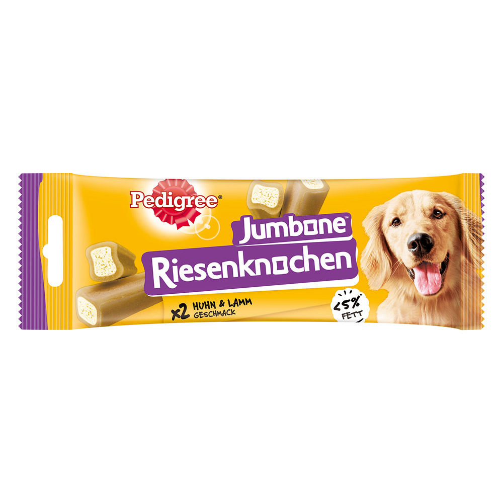 Mixpaket Pedigree Riesenknochen Hundesnacks - Sparpaket 12 x 180 g Medium: 6 x Rind + 6 x Huhn (12 x 2 Stück) von Pedigree