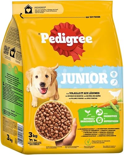 PEDIGREE® Beutel Junior mit Geflügel und Gemüse 1 x 3kg von Pedigree