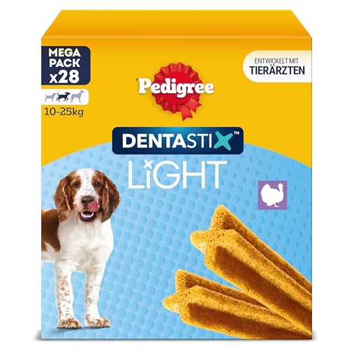 PEDIGREE DENTASTIX Light Multipack für mittelgroße Hunde 4x7 Stück PEDIGREE DENTASTIX Light Multipack für mittelgroße Hunde 4x7 Stück von Pedigree
