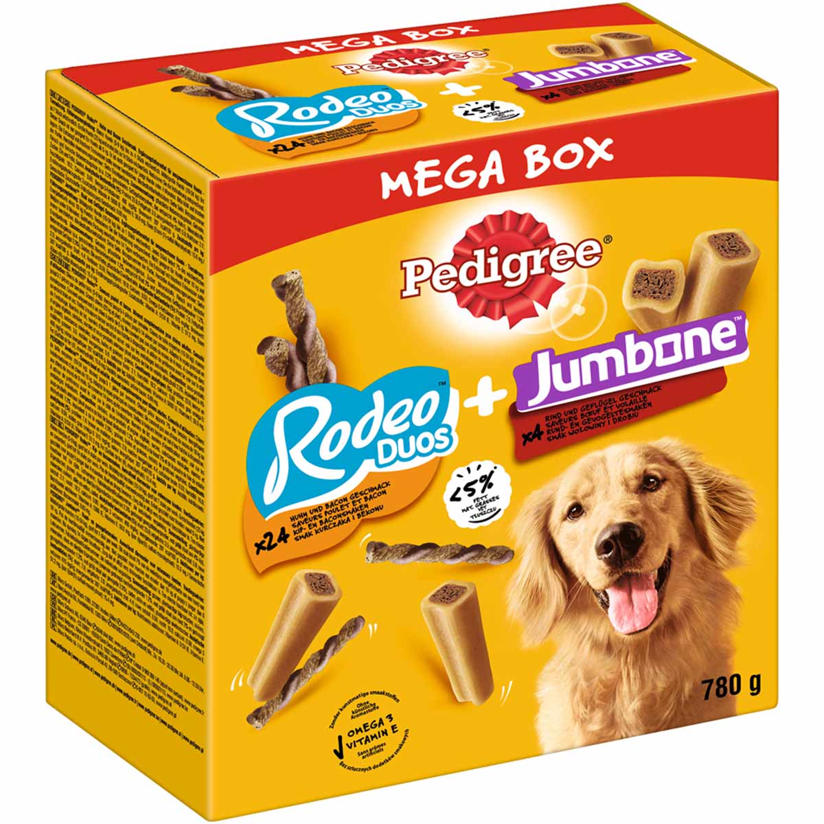 PEDIGREE Mega Box Snacks 780g von Pedigree
