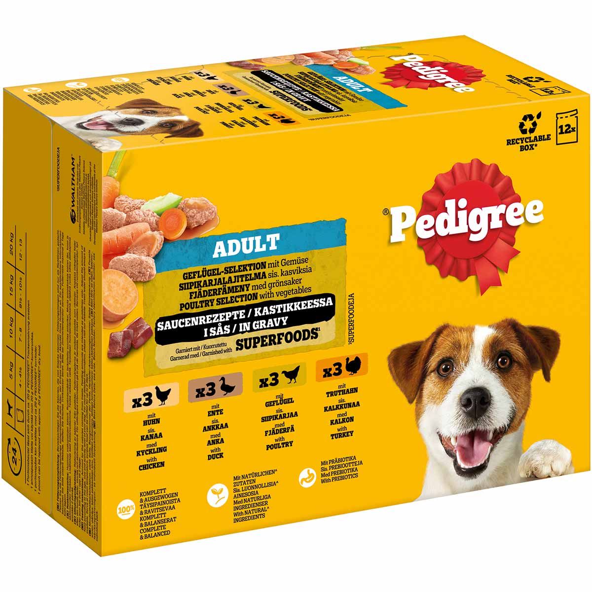 Pedigree Adult Geflügel-Selektion in Sauce 24x100 g Pedigree Adult Geflügel-Selektion in Sauce 24x100 g von Pedigree