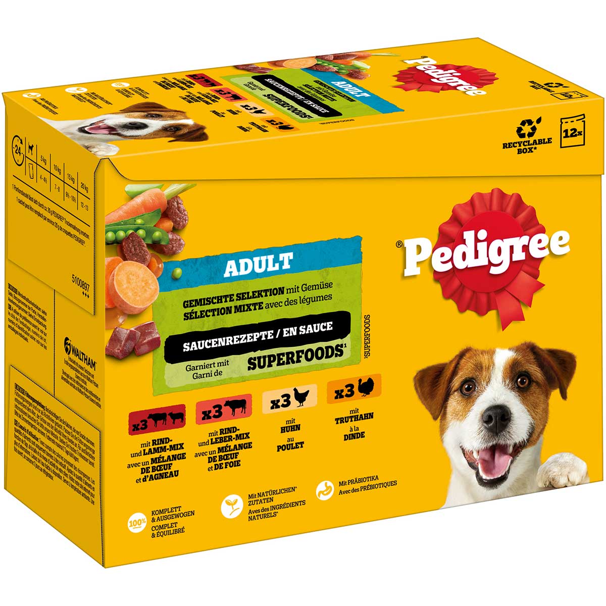Pedigree Adult Gemischte Selektion in Sauce 24x100 g Pedigree Adult Gemischte Selektion in Sauce 24x100 g von Pedigree
