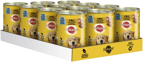 Pedigree | Adult Mit 3 Sorten Geflügel in Pastete | 12 x 400 g Pedigree | Adult Mit 3 Sorten Geflügel in Pastete | 12 x 400 g von Pedigree