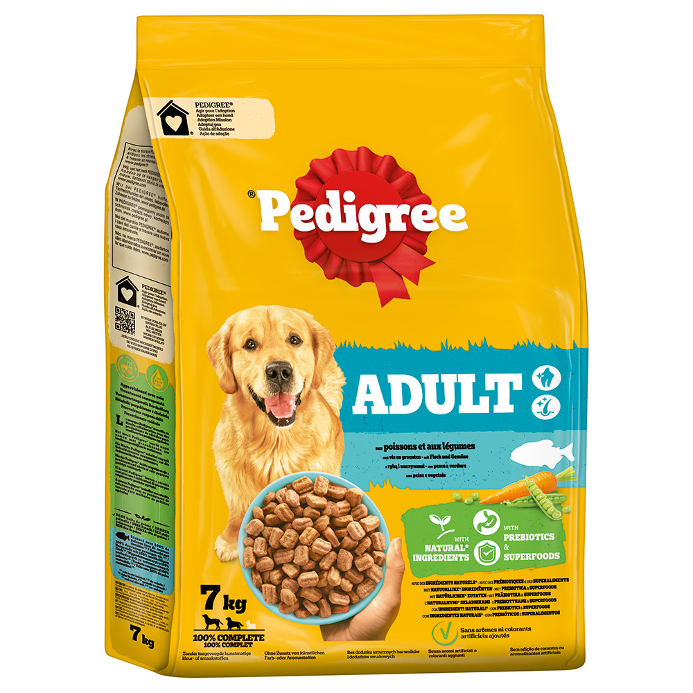 Pedigree Adult mit Fisch & Gemüse - 7 kg von Pedigree