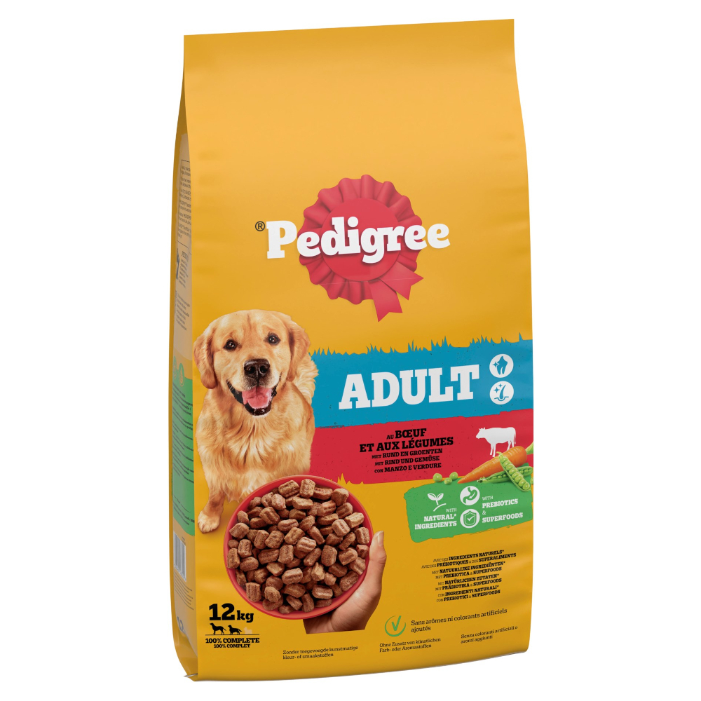 Pedigree Adult mit Rind & Gemüse - 12 kg von Pedigree