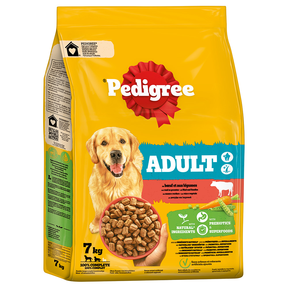 Pedigree Adult mit Rind & Gemüse - 7 kg Pedigree Adult mit Rind & Gemüse - 7 kg von Pedigree