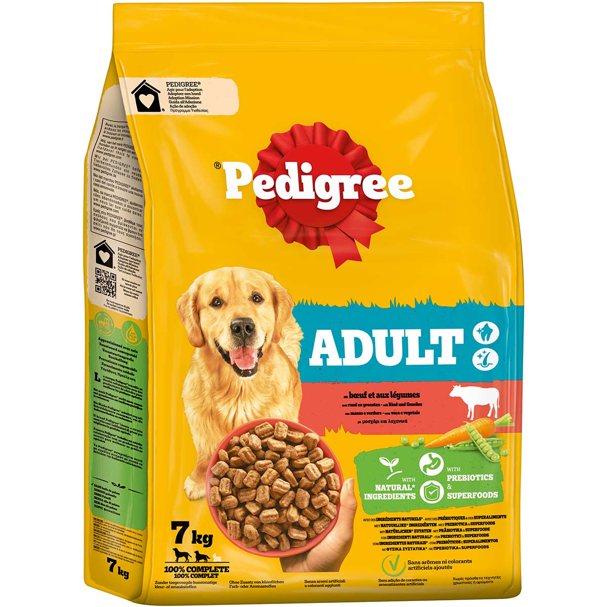Pedigree Adult mit Rind und Gemüse 7kg Pedigree Adult mit Rind und Gemüse 7kg von Pedigree
