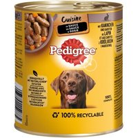 Pedigree Nassfutter Hund Adult, Cuisine, in Sauce 12x800 g Kaninchen von Pedigree