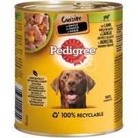 Pedigree Nassfutter Hund Adult, Cuisine, in Sauce 12x800 g Lamm von Pedigree