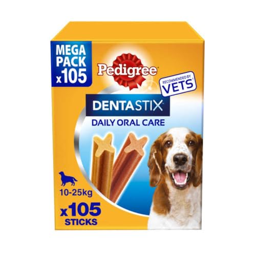 Pedigree DentaStix Daily Dental Chews Medium Dog 10-25kg 105 Sticks Pedigree DentaStix Daily Dental Chews Medium Dog 10-25kg 105 Sticks von Pedigree