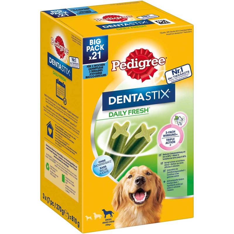 Pedigree DentaStix Daily Fresh für Große Hunde 21 Stück von Pedigree