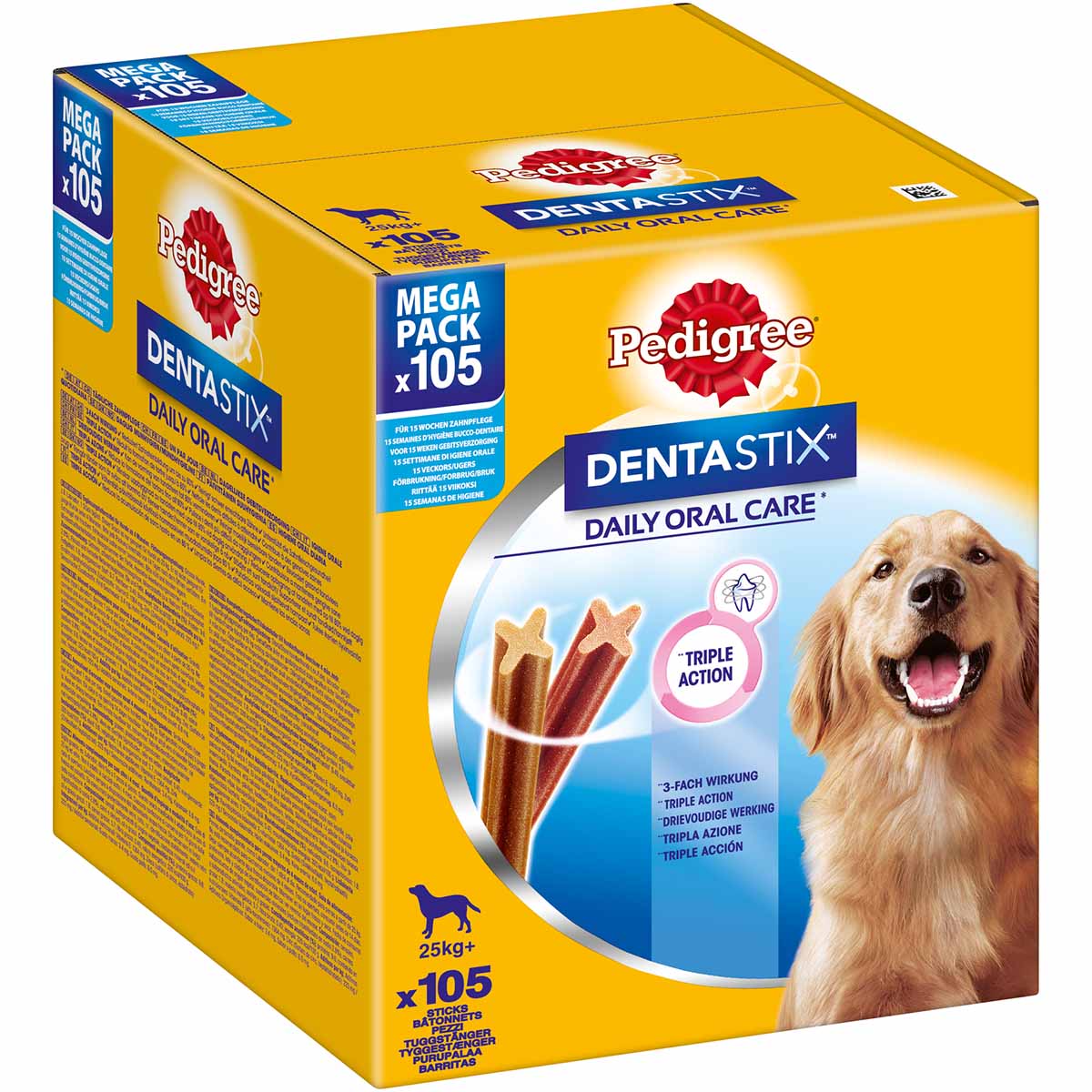 Pedigree DentaStix für Große Hunde 105 Stück (15x7) von Pedigree