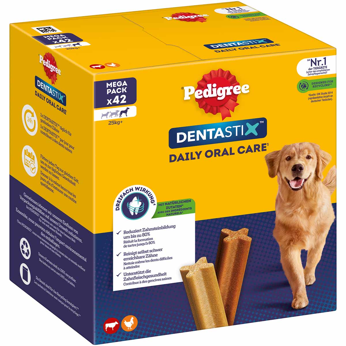 Pedigree DentaStix für Große Hunde 42 Stück von Pedigree