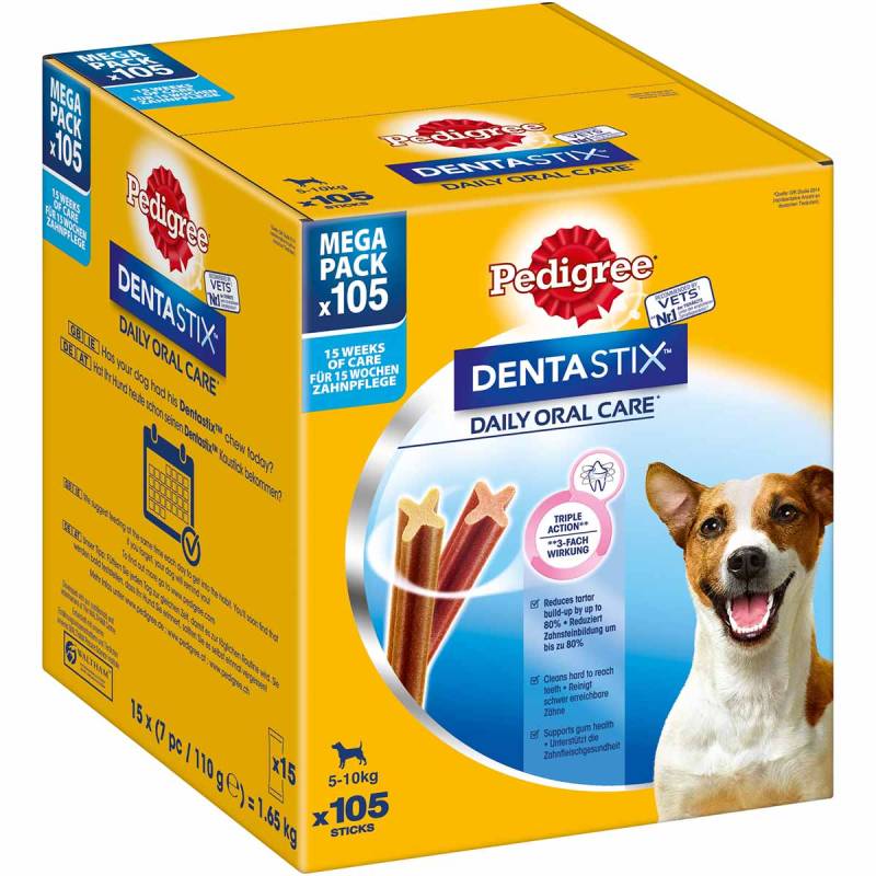 Pedigree DentaStix für kleine Hunde 105 Stück (15x7) von Pedigree