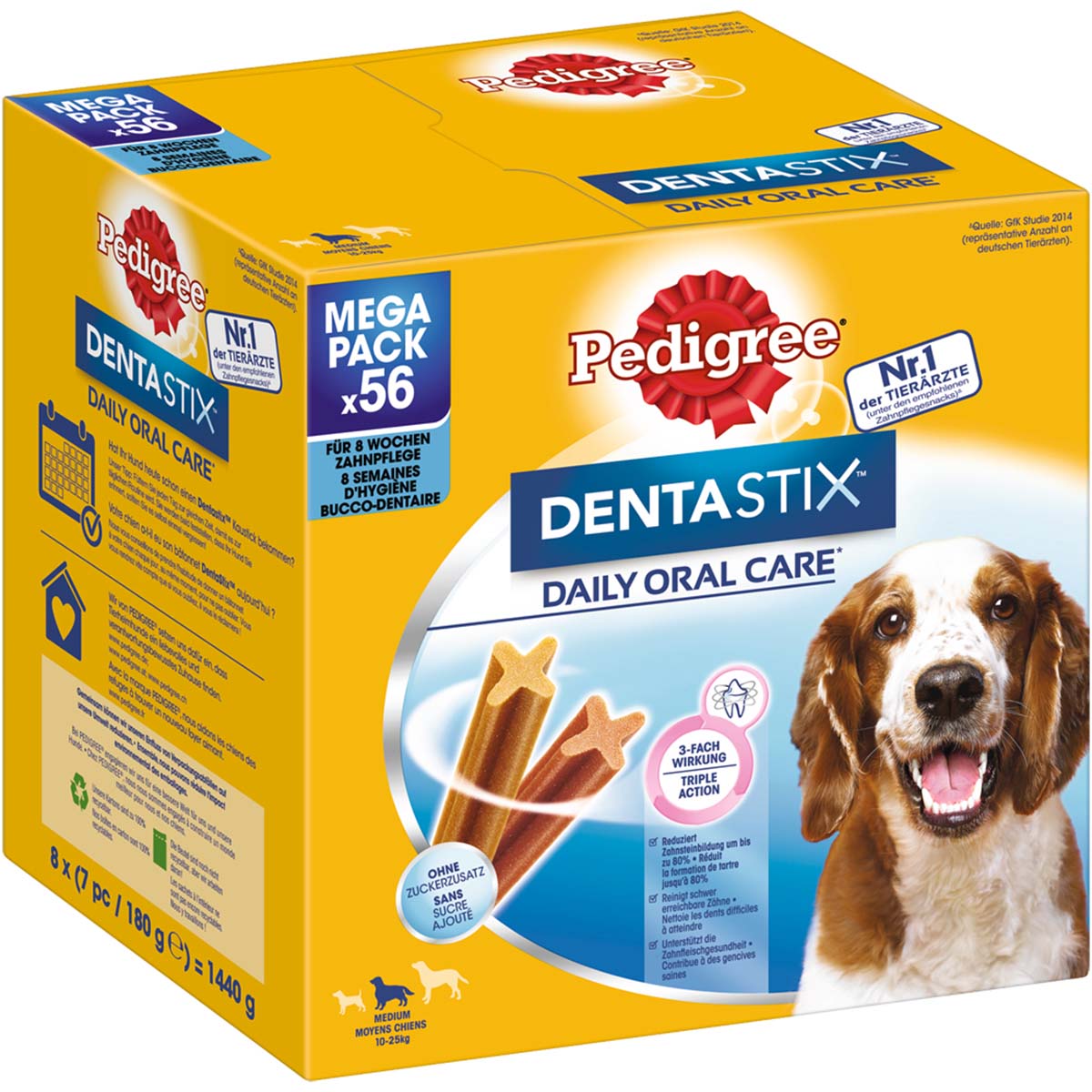 Pedigree DentaStix für mittelgroße Hunde 56 Stück von Pedigree