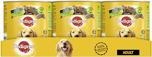 Pedigree Dose Adult mit Kaninchen und Karotten - Saft. Geschnetzeltes, 12er Pack (12 x 800 g) von Pedigree