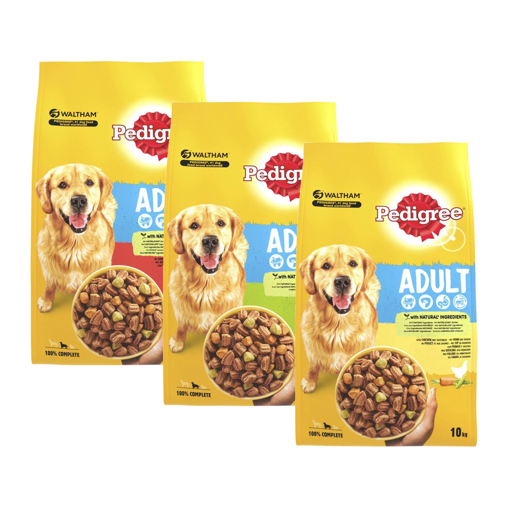 Pedigree Dry Adult - Hundebrocken - Rindfleisch & Gemüse - 12kg Pedigree Dry Adult - Hundebrocken - Rindfleisch & Gemüse - 12kg von Pedigree