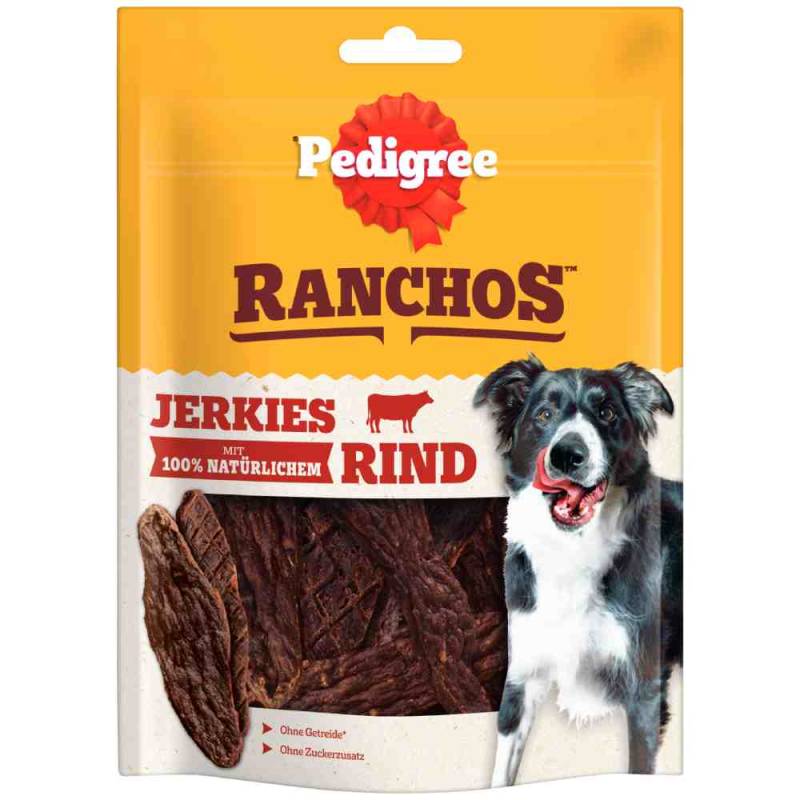 Pedigree Adult Frischebeutel Multipack Ergänzend:  Pedigrees Ranchos Originals Rind 7 x 70g von Pedigree