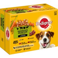 Pedigree Frischebeutel in Sauce - 24 x 100 g (4 Sorten gemischt) von Pedigree