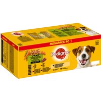 Pedigree Frischebeutel in Sauce - 40 x 100 g (4 Varietäten in Soße) von Pedigree