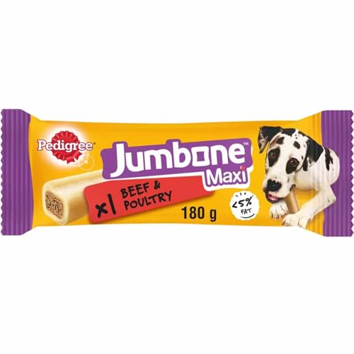 Pedigree Jumbone Maxi Adult Large Dog Treat Beef & Poultry 1 Chew, 180g Pedigree Jumbone Maxi Adult Large Dog Treat Beef & Poultry 1 Chew, 180g von Pedigree