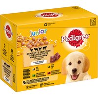 Pedigree Junior Frischebeutel Multipack - 12 x 100 g Mix (4 Sorten gemischt) von Pedigree