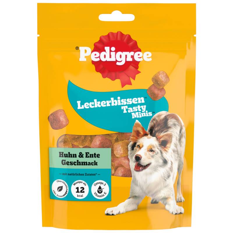 Pedigree Leckerbissen - 130 g Tasty Minis Huhn & Ente-Geschmack von Pedigree