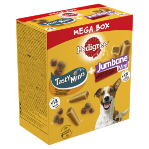 Pedigree Megabox Tasty Minis + Jumbone Hundesnacks 1 Packung Pedigree Megabox Tasty Minis + Jumbone Hundesnacks 1 Packung von Pedigree